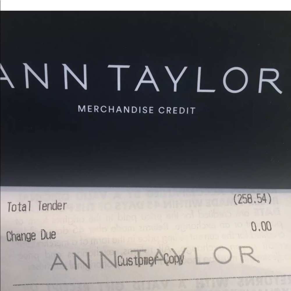 Mercy credit $242.41 for 199.00